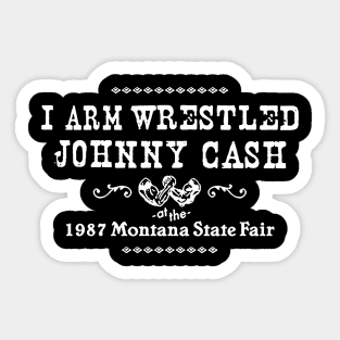 Johnny Cash Legend Sticker